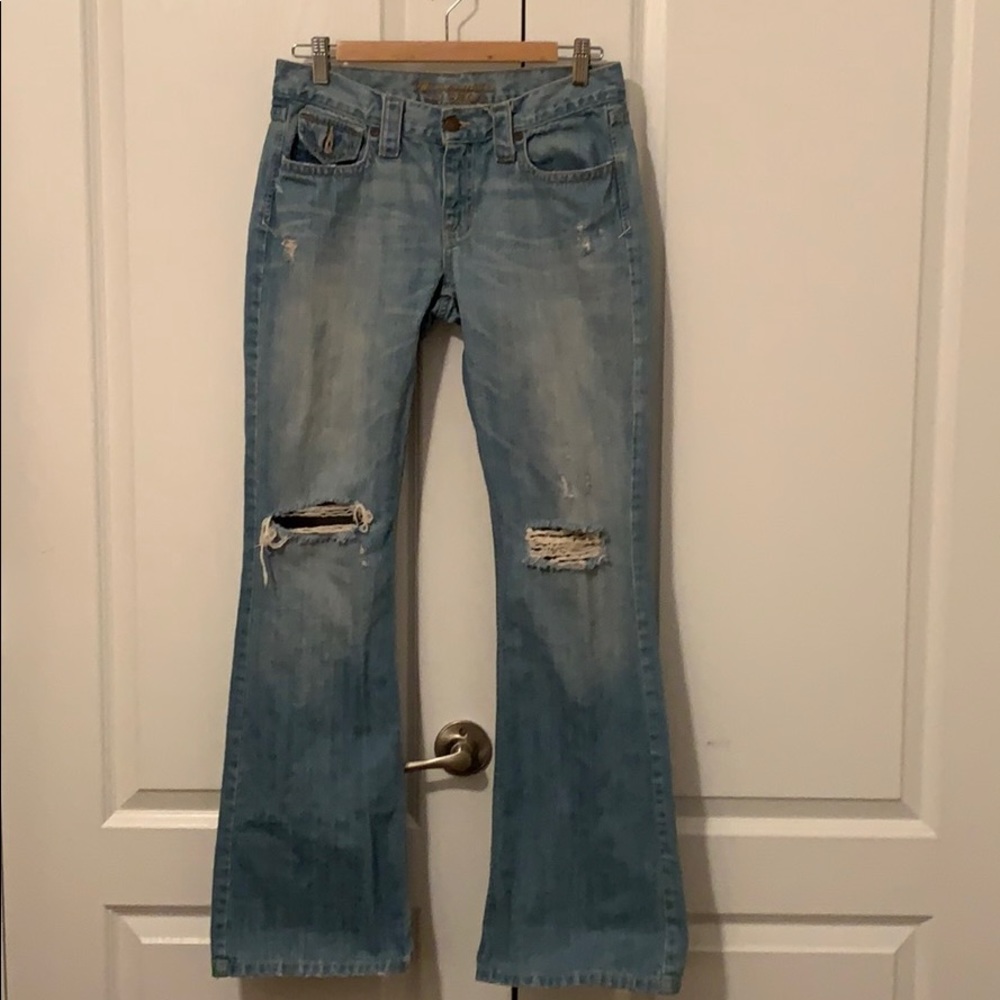 Abercrombie & Fitch distressed jeans